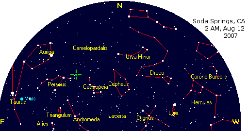sky map donner Perseus Cassiopeia 2 AM