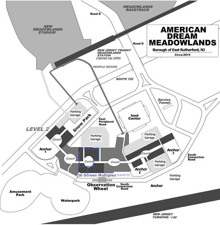 American Dream Meadowlands Plan