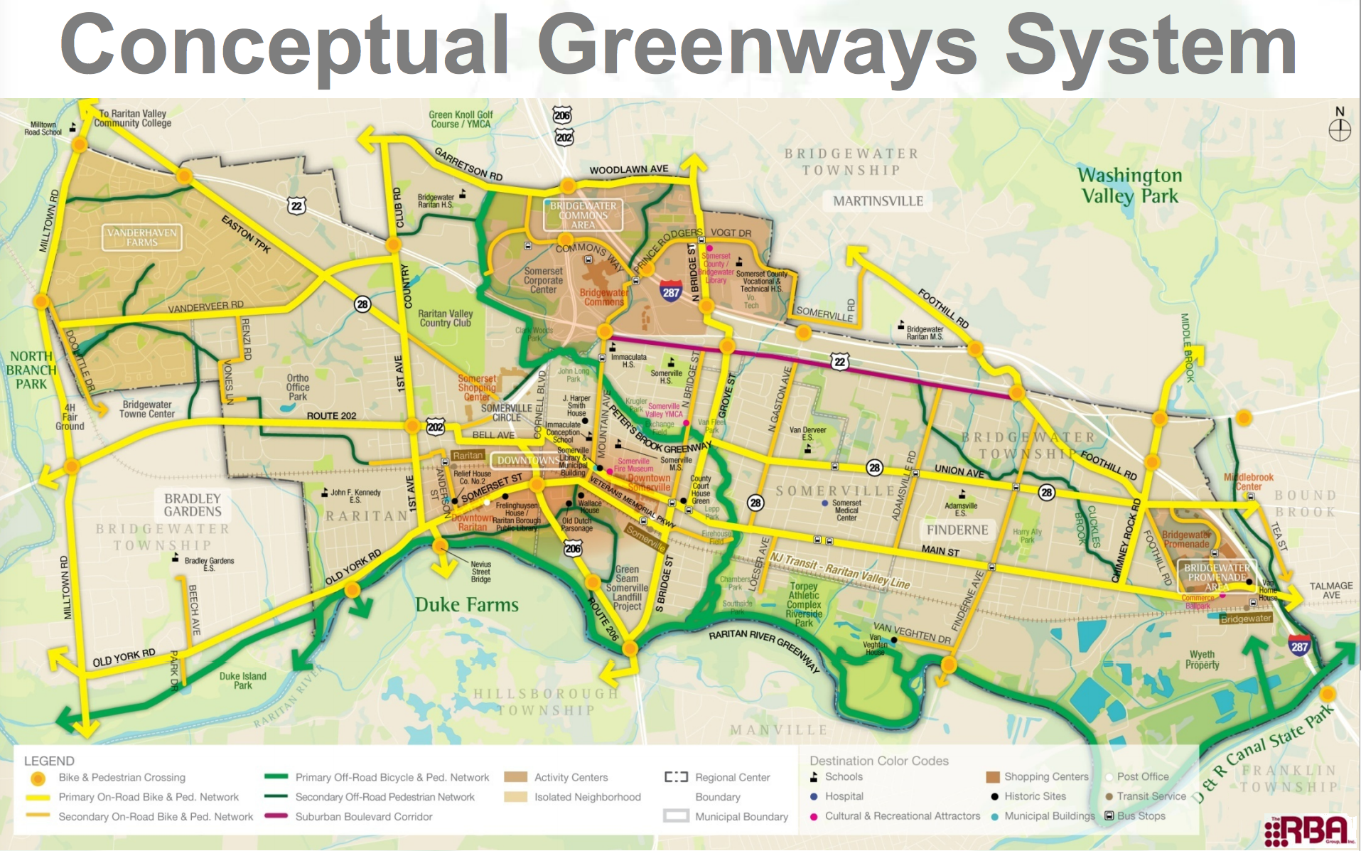 Somerville Bridgewater Greenway Concept, 
