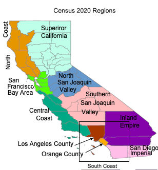 Counties Northern/Southern California