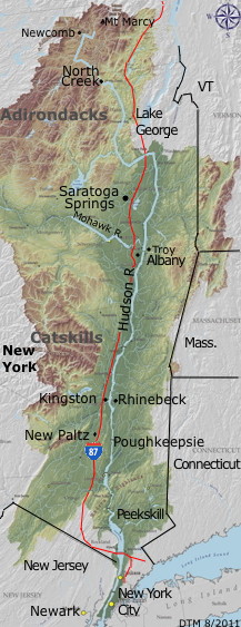 hudson river map