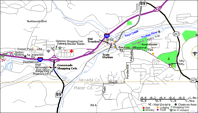 Truckee Map